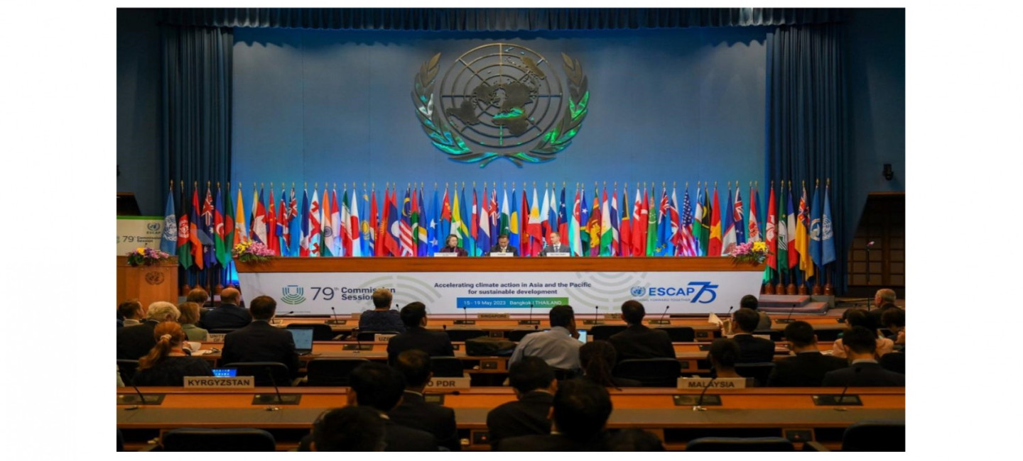AT THE INITIATIVE OF TURKMENISTAN ESCAP RESOLUTION ADOPTED