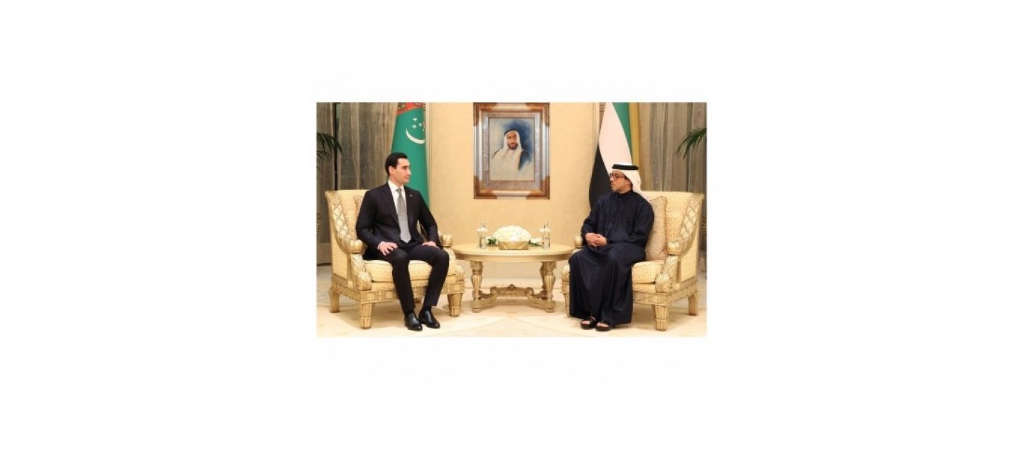 PRESIDENT SERDAR BERDIMUHAMEDOV MET WITH DEPUTY CHAIRMAN OF THE CABINET OF MINISTERS, MINISTER OF PRESIDENTIAL AFFAIRS OF THE UAE