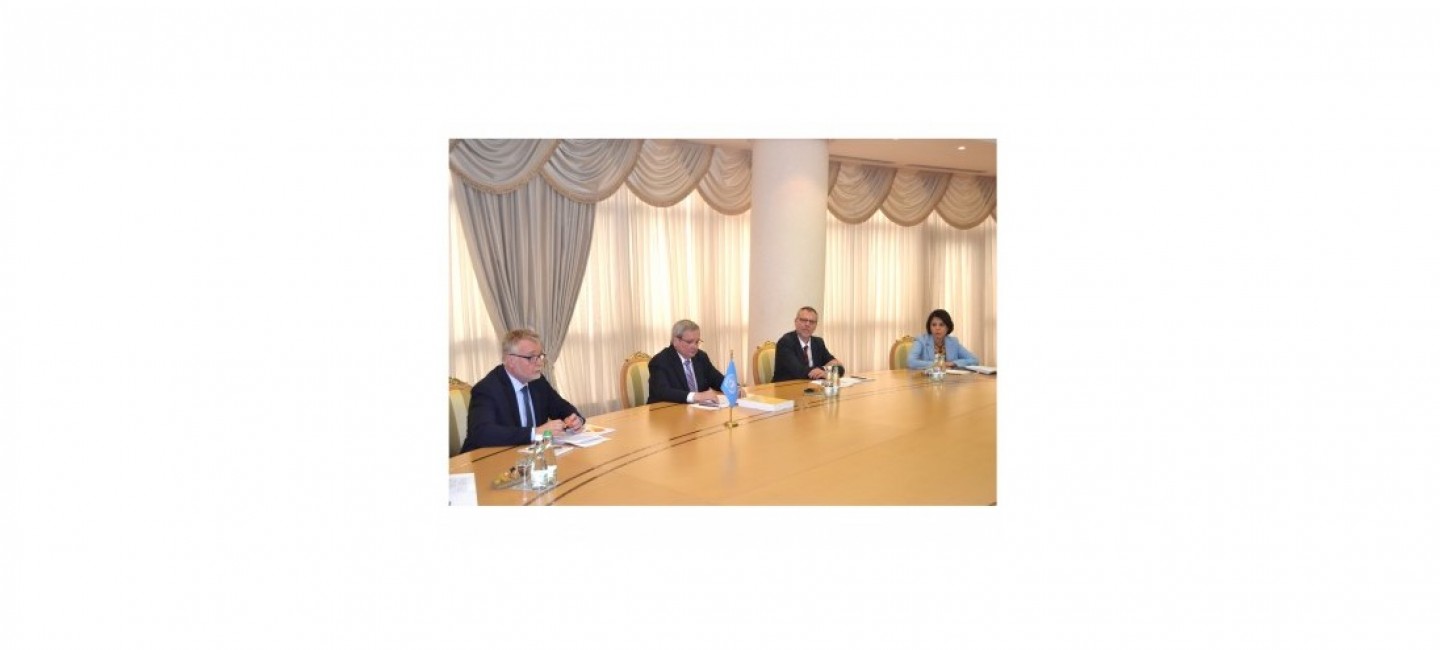 A MEETING WITH REPRESENTATIVES OF A HIGH-LEVEL UN EXPERT MISSION WAS HELD AT THE MINISTRY OF FOREIGN AFFAIRS OF TURKMENISTAN
