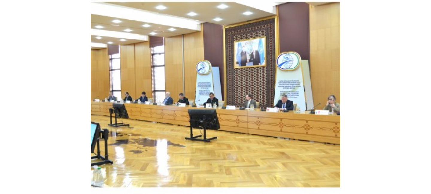 BRIEFING ON THE RESULTS OF THE INTERNATIONAL TRANSPORT CONFERENCE OF LANDLOCKED COUNTRIES WAS HELD AT THE MFA OF TURKMENISTAN